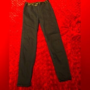 Goldsign Black Casual Pants Skinny Leg Flattering